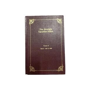 The Straight Egyptian Horses Vol 2 (1989) Very Rare  With Author  Signature